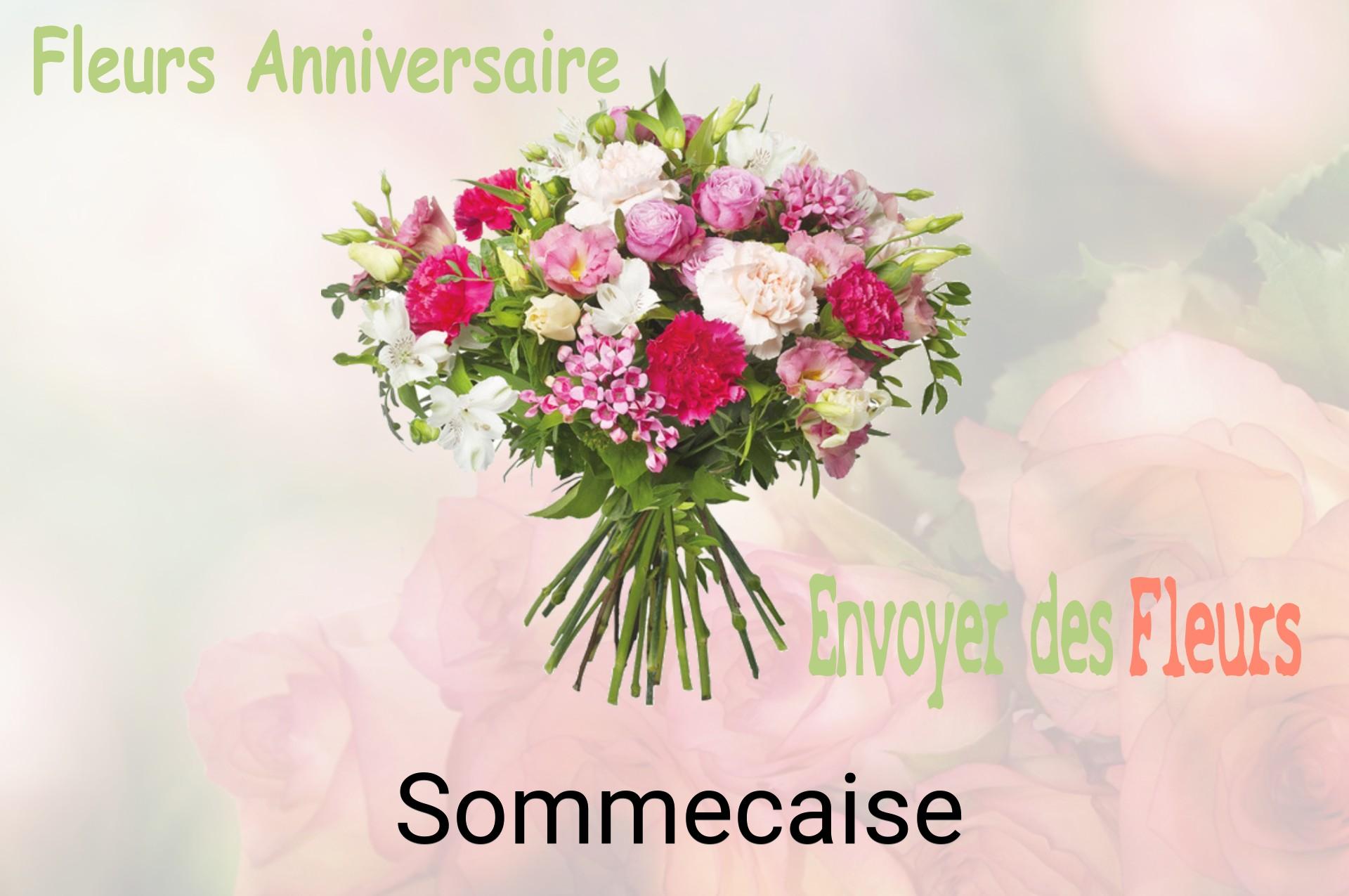 Bouquet de fleurs d’anniversaire livré à Sommecaise